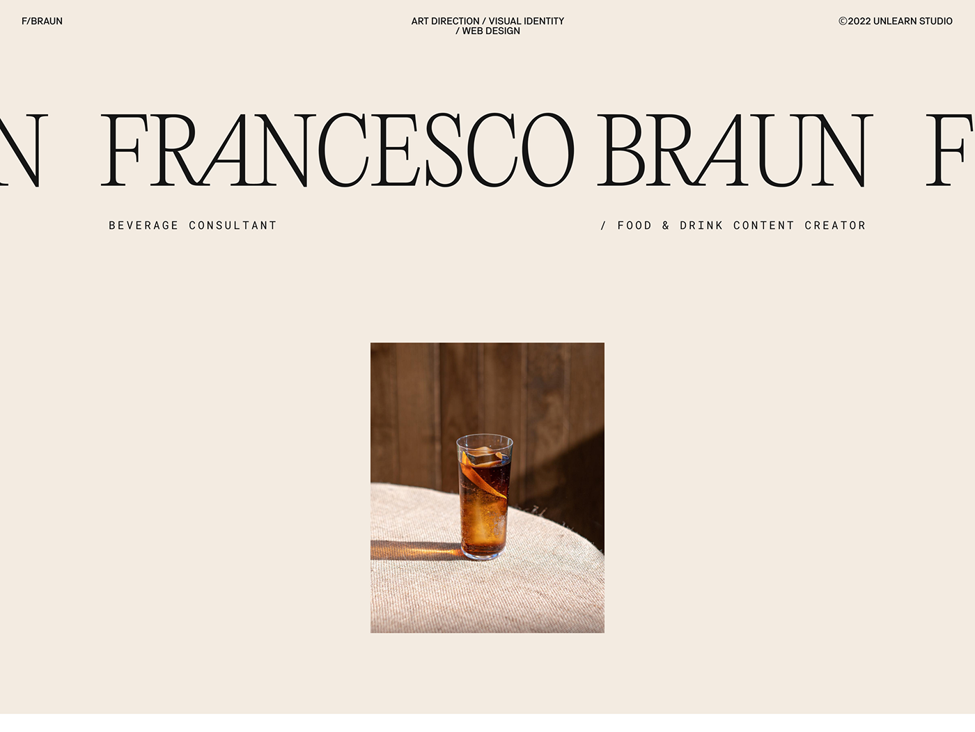 bartender cocktail grid Logotype typography   visual identity Web Design  Website Logo Design Negroni