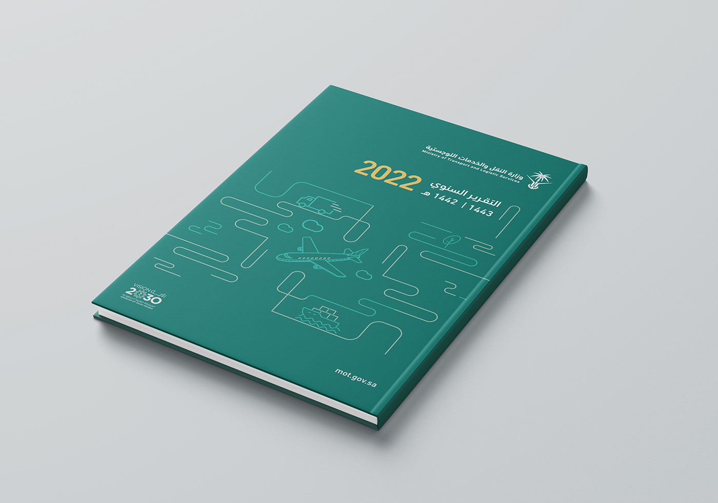 annual report book cover InDesign infographic information design report