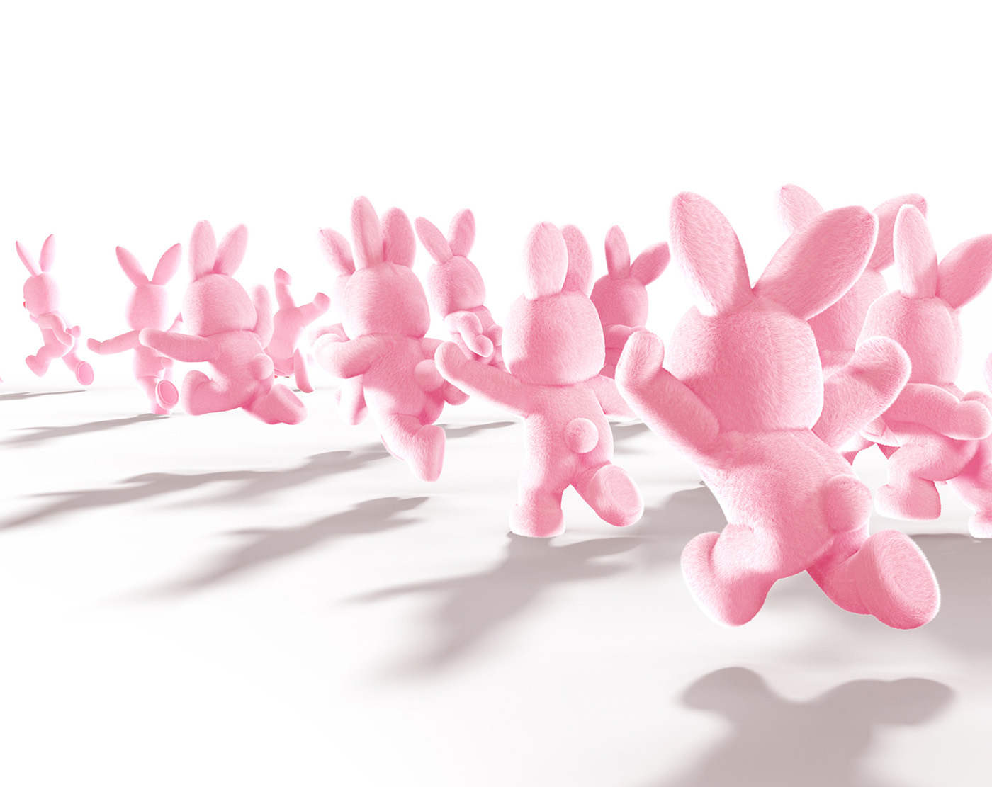 Adobe Portfolio DURACELL rabbits 3D print CGI cgi illustration digital illustration Hong Kong asia