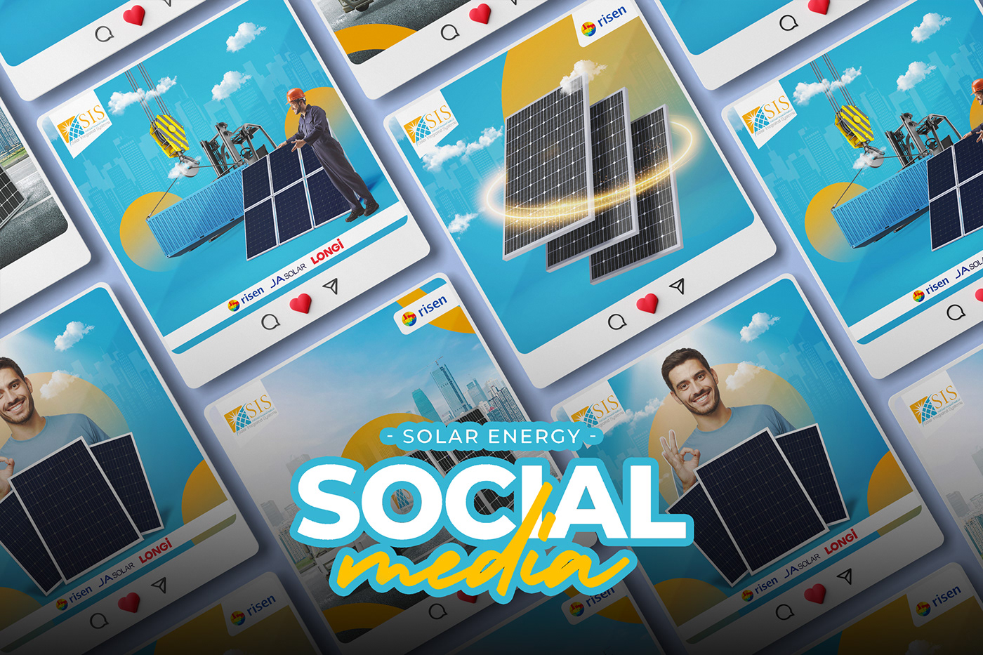 Energia Solar Solar energy energy social media Social Media Design solar solar system design designer gráfico