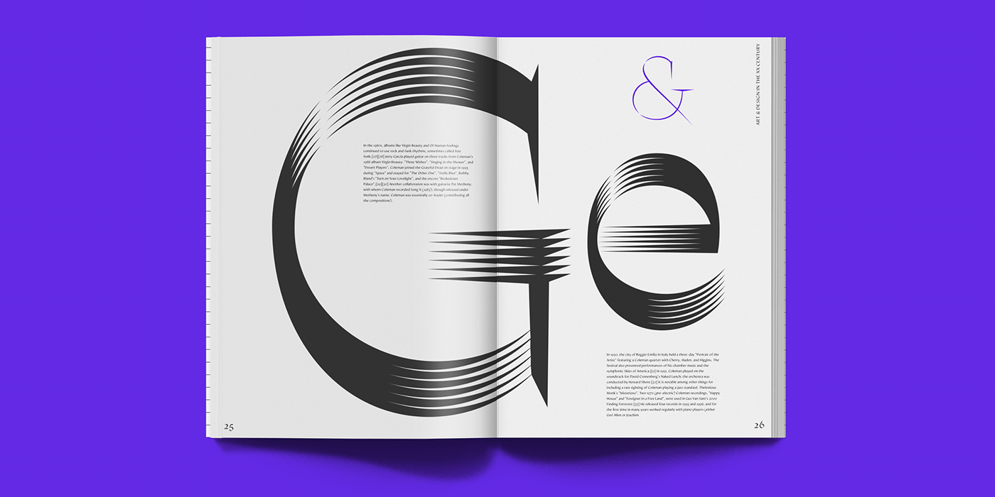 book design contemporary editorial font magazine modern serif sudtipos Type System museum