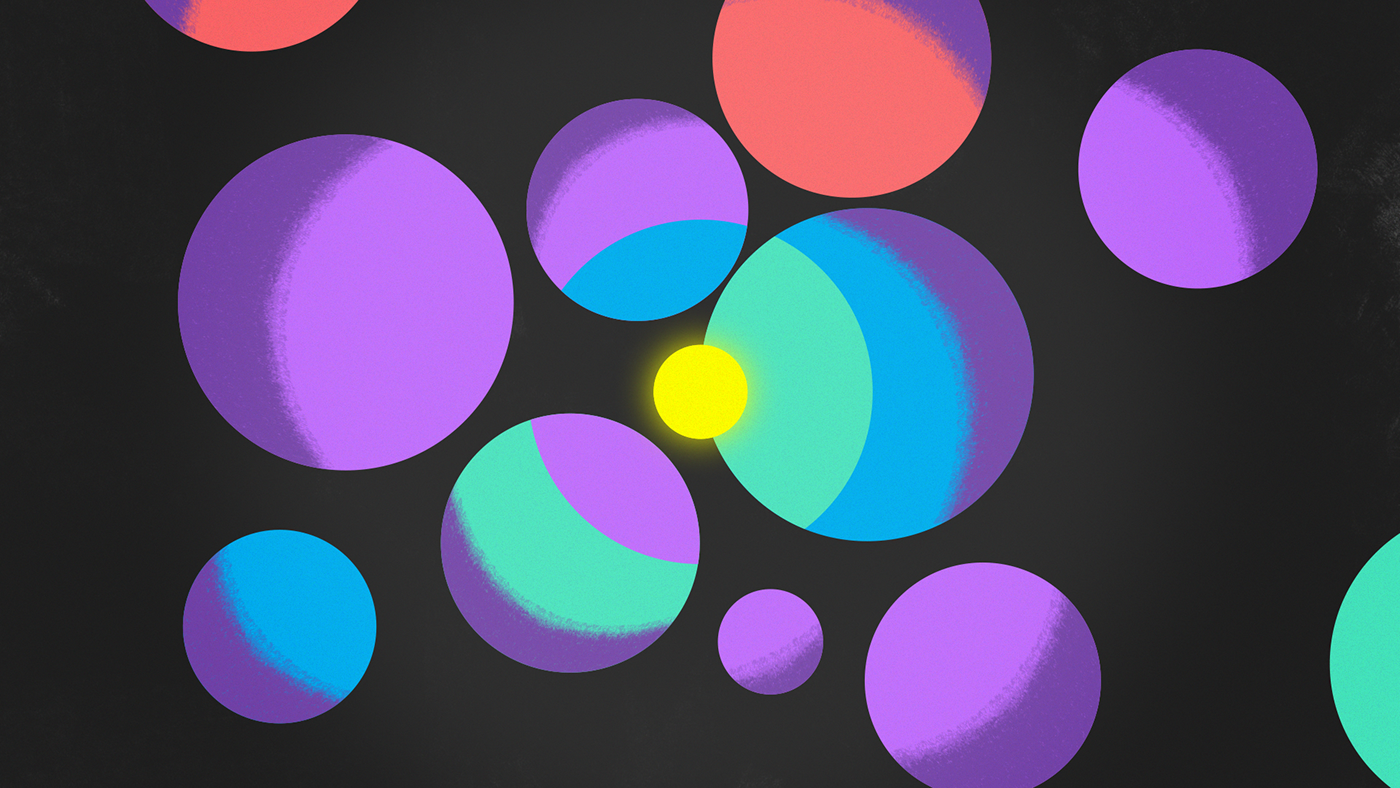 motiongraphics colors spheres animation  graphicdesign move line dark drama 2D