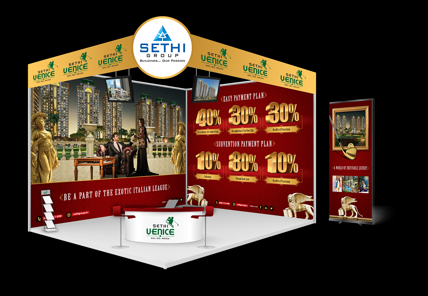 real estate Events Exhibition  Advertising  Venice Italy italian Homes luxury