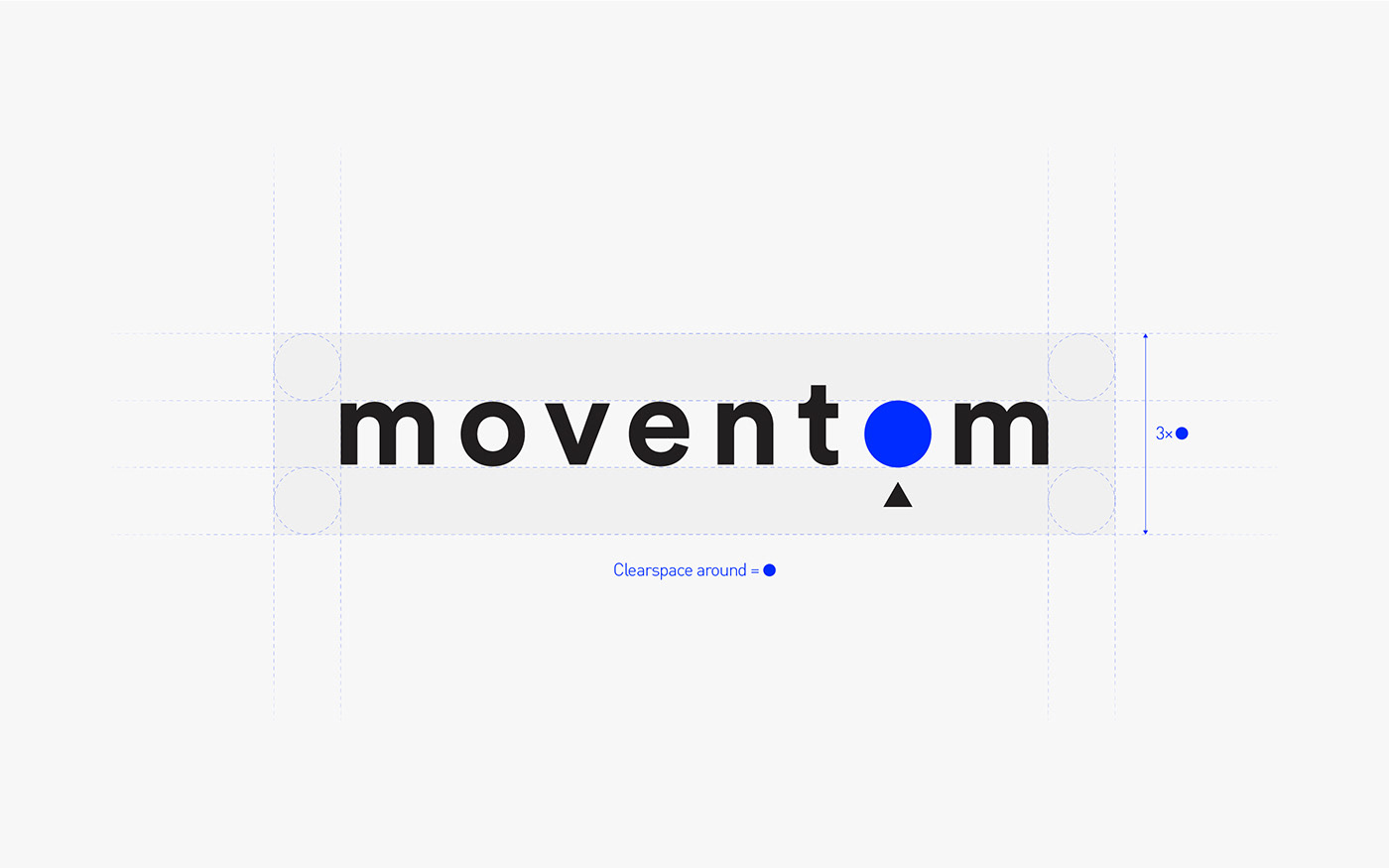 movement Momentum blue dot circle round modular Adaptive simple minimal