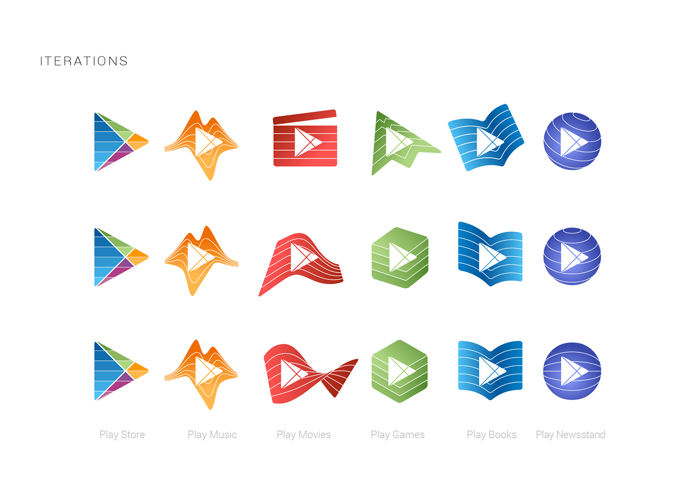 Google Play google icons iconography pictograms app pictogram UI branding  rebranding