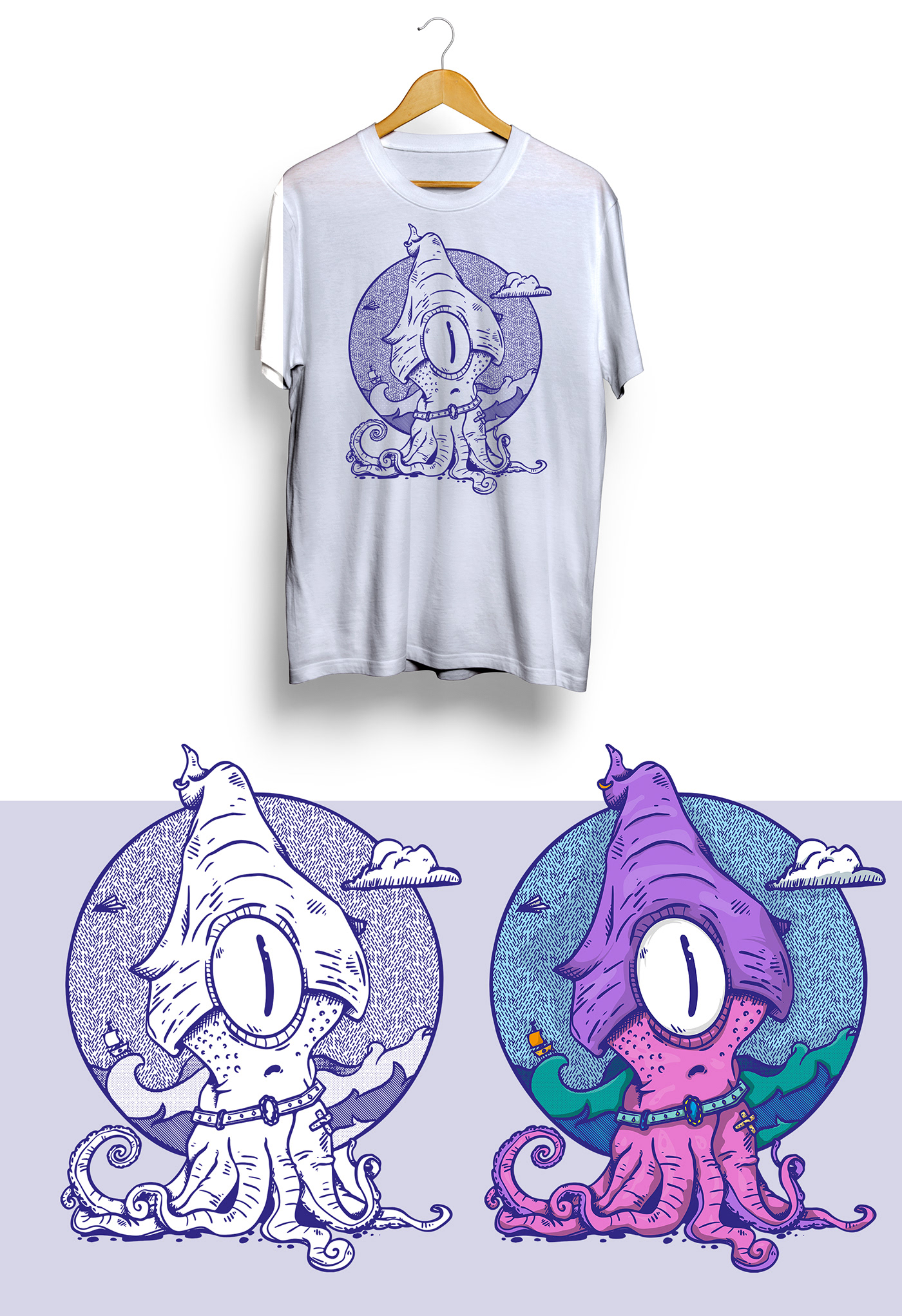 octopus t-shirt
