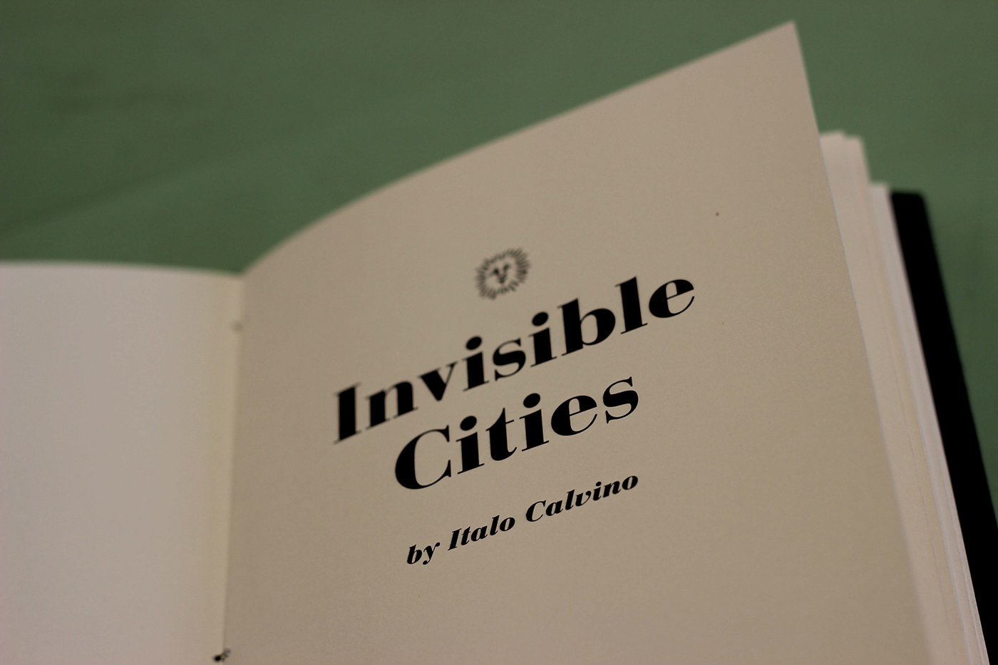 book Bookbinding Invisible Cities calvino