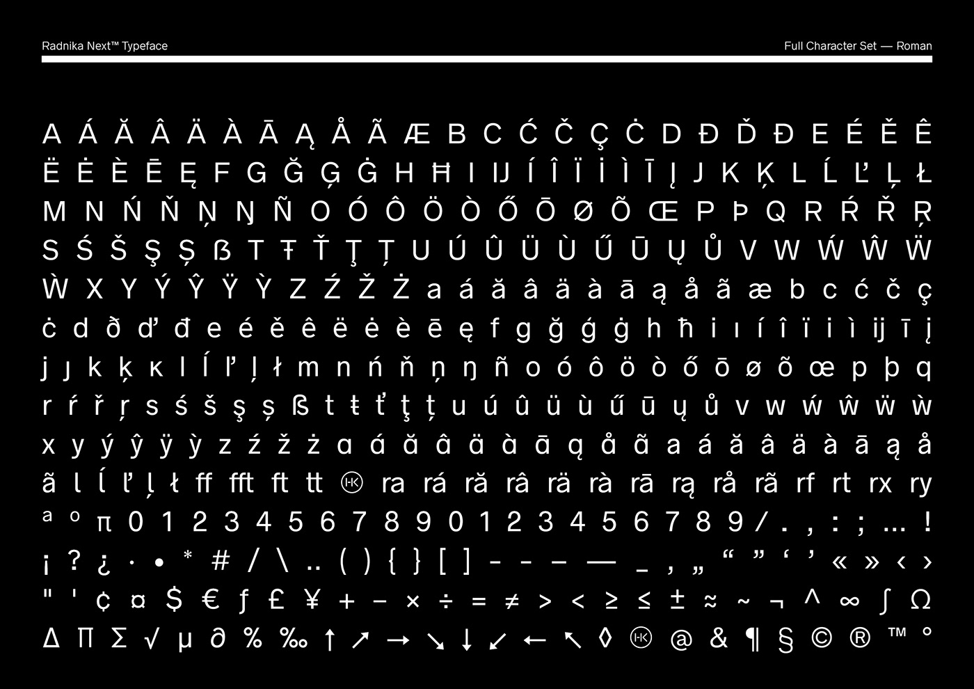 radnika Typeface font modern swiss helvetica Akzidenz Grotesk free gratis