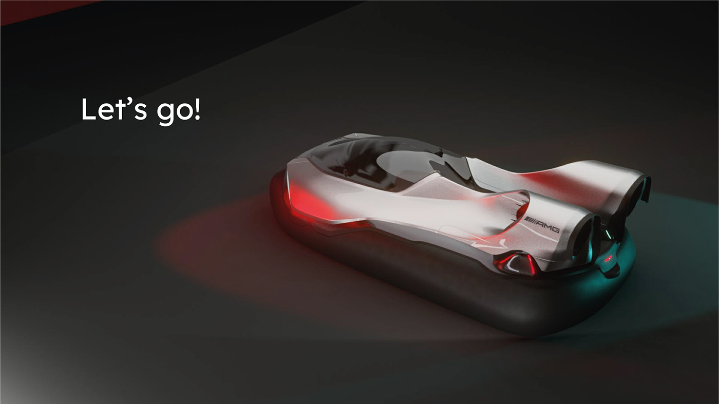 Automotive Photography Vehicle Design hovercraft concept conceptart blender 3D sketches