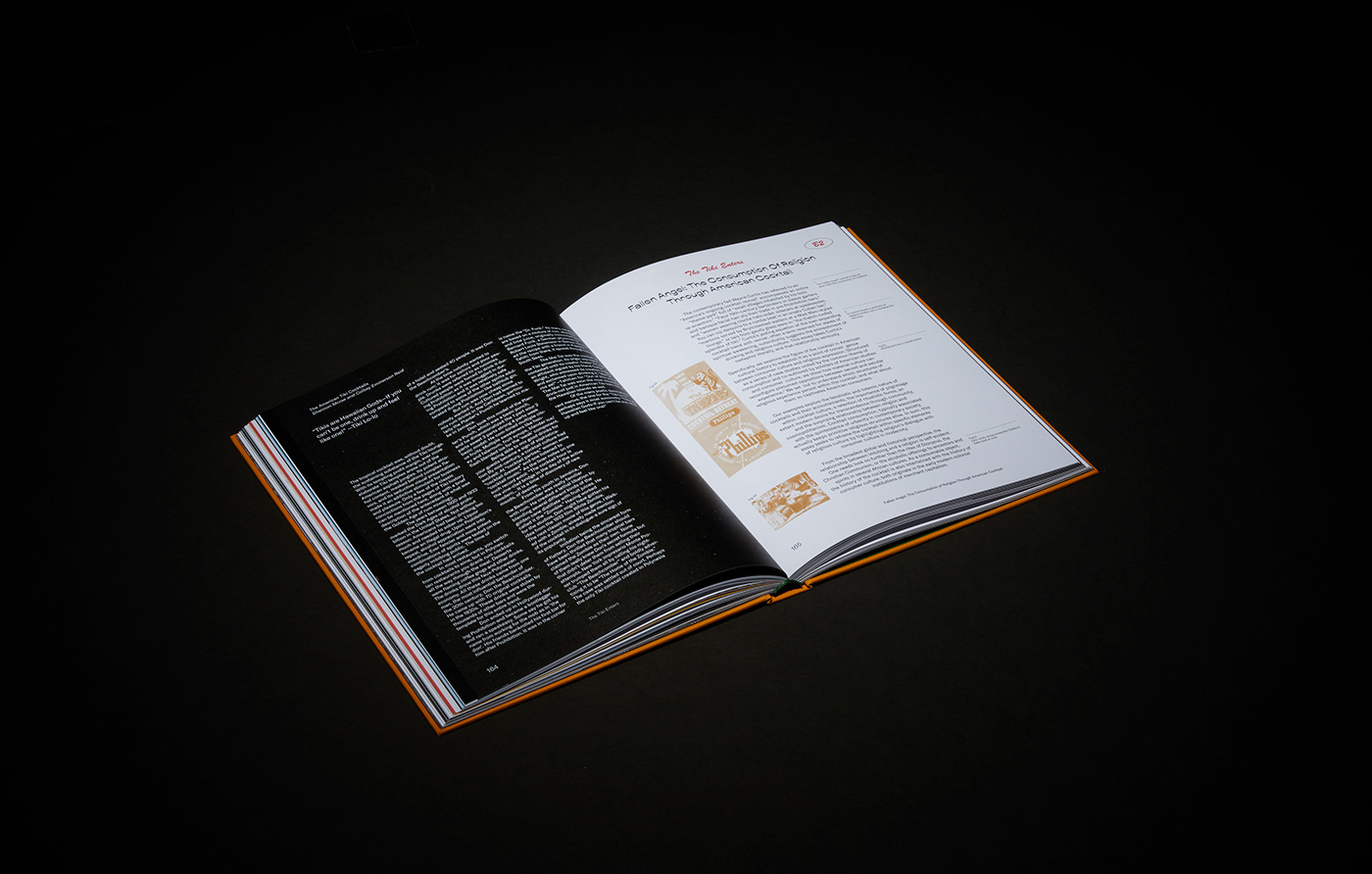 editorial design  typography   Tiki book binding Layout book design