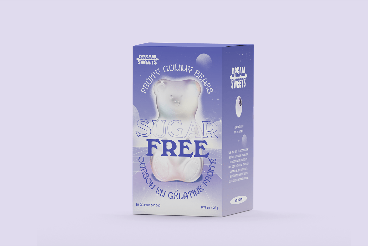brand identity dream fruity gummy bears Logo Design Logotype Packaging sugar free Sweets visual identity
