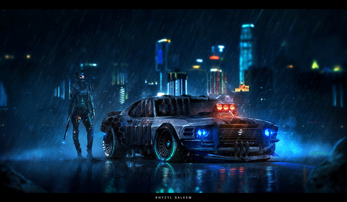 рыцарь в белом авто cyberpunk фото 34