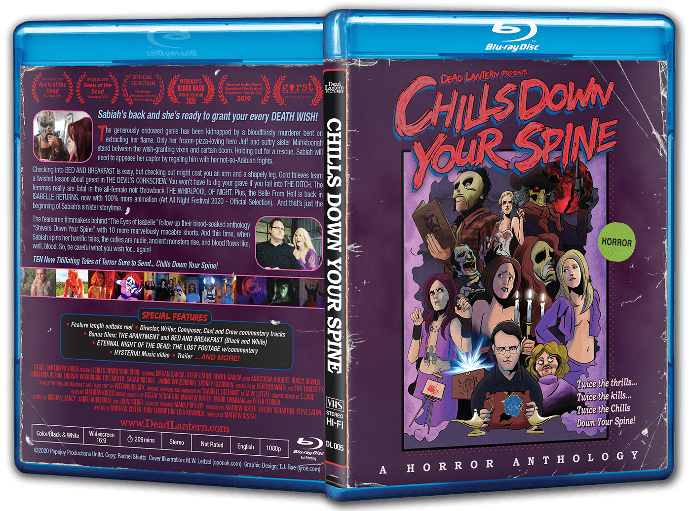 hbo warner bros horror Dead Lantern dvd packaging Season DVD TV shows tentacles werewolves print Horror Movies Bill Paxton