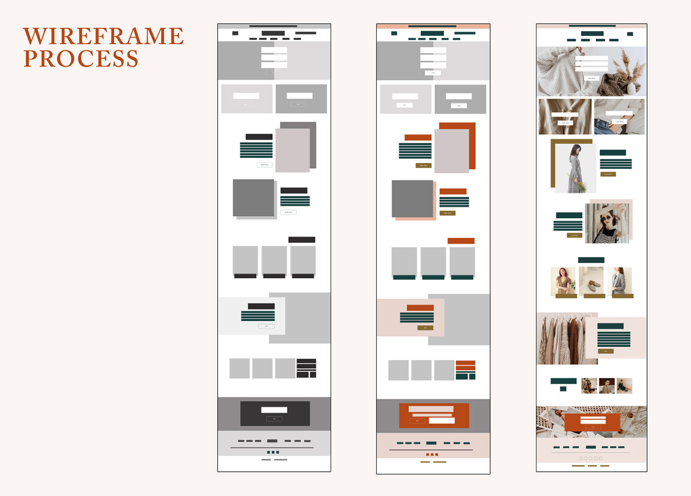 Ecommerce graphic design  Sustainable Fashion Web Design 