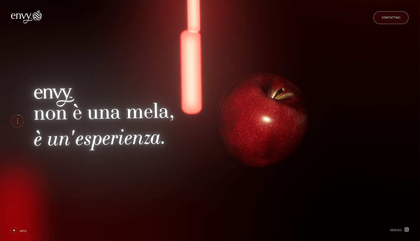 apple ArtDirection brand identity craft envy Fruit red visual