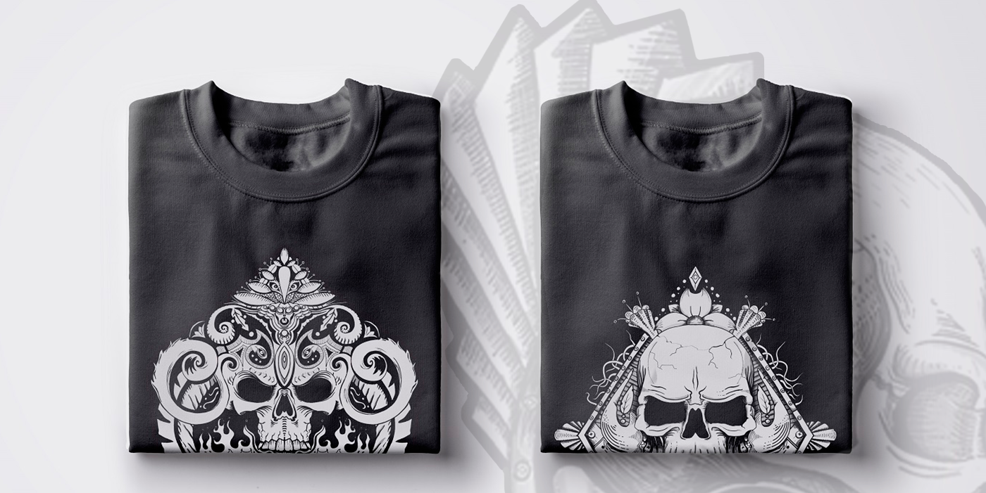 draw Drawing  ILLUSTRATION  skull rock tshirt black and white Playing Cards spades diamonds clubs hearts