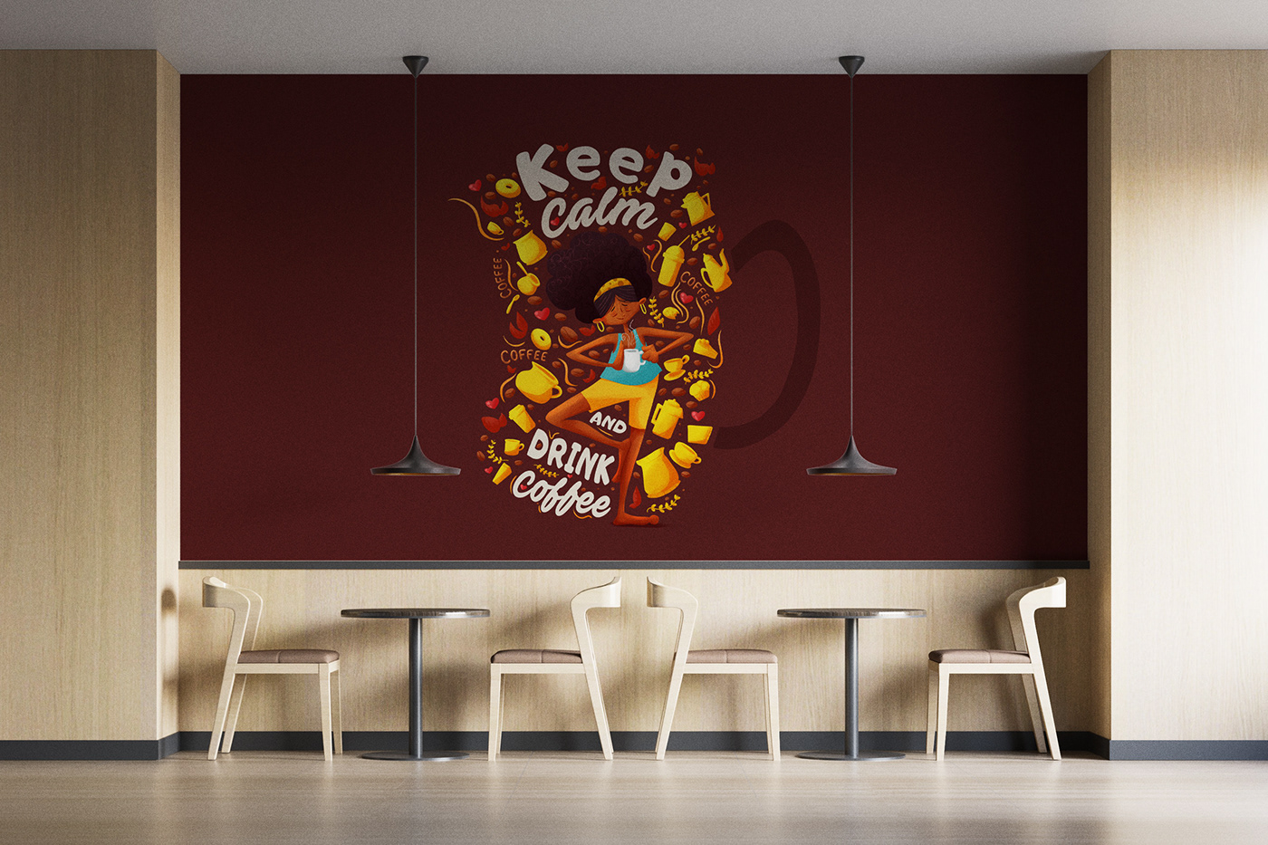 Advertising  cafe cafeteria characterdesign Coffee coffee shop ILLUSTRATION  personagem publicidade publicity