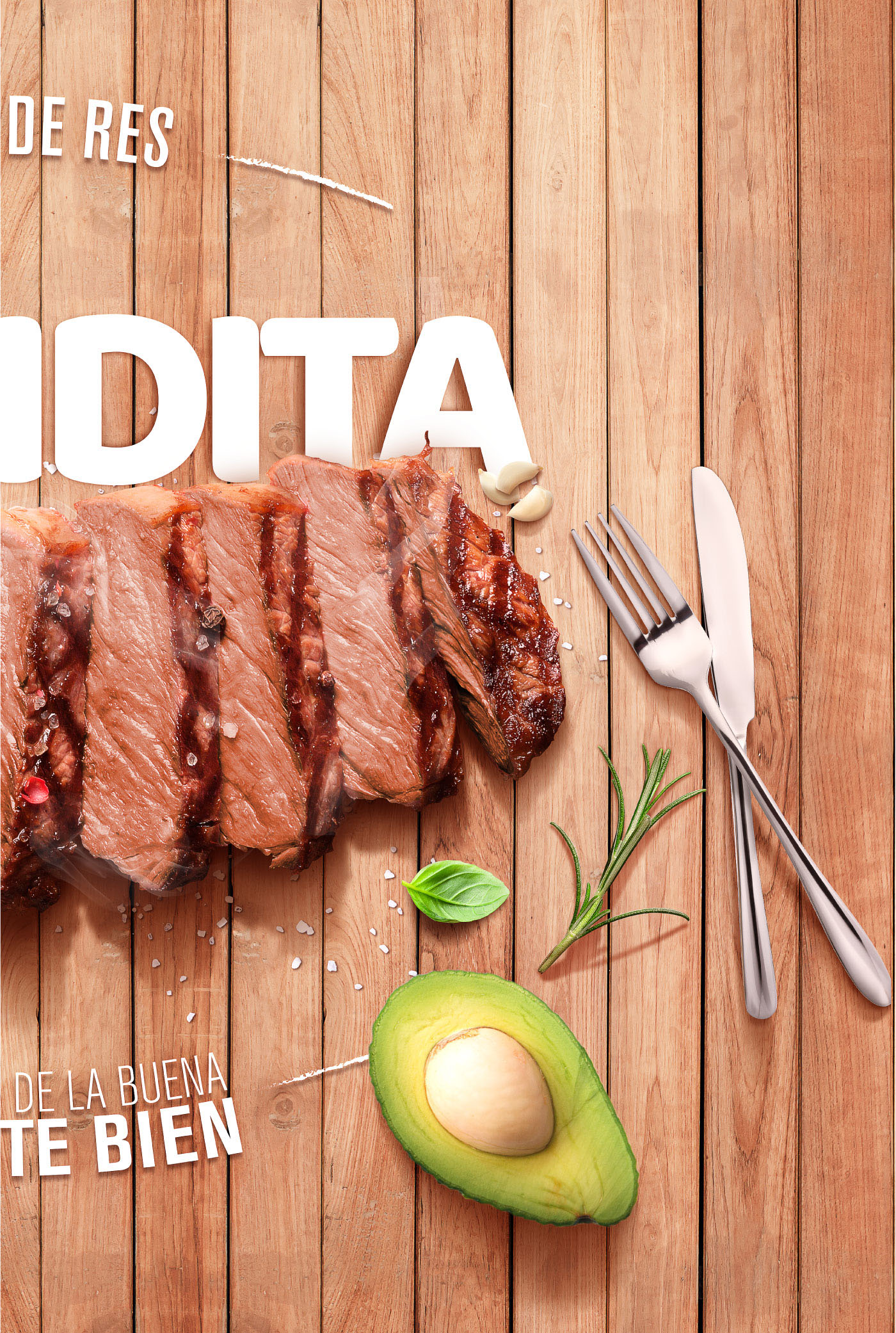 Campaña meat Food  publicity Advertising  photoshop BBQ menu desing retouch