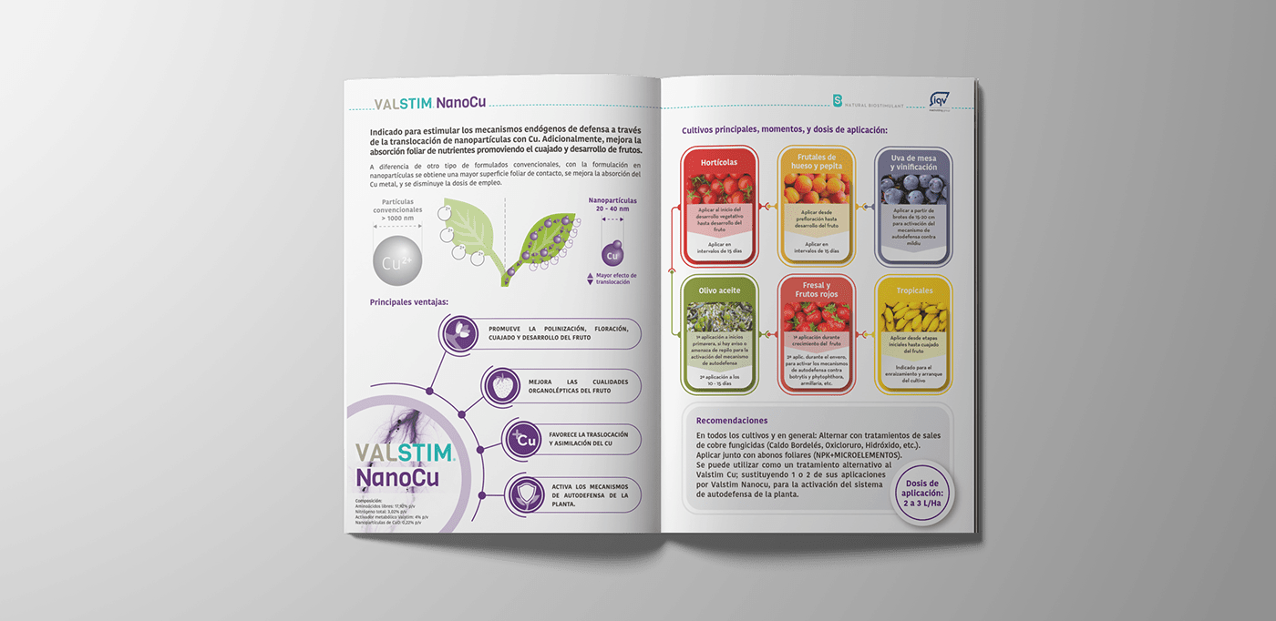 bioestimulantes brand identity brochure catalogo comunicación design folleto Logo Design Packaging