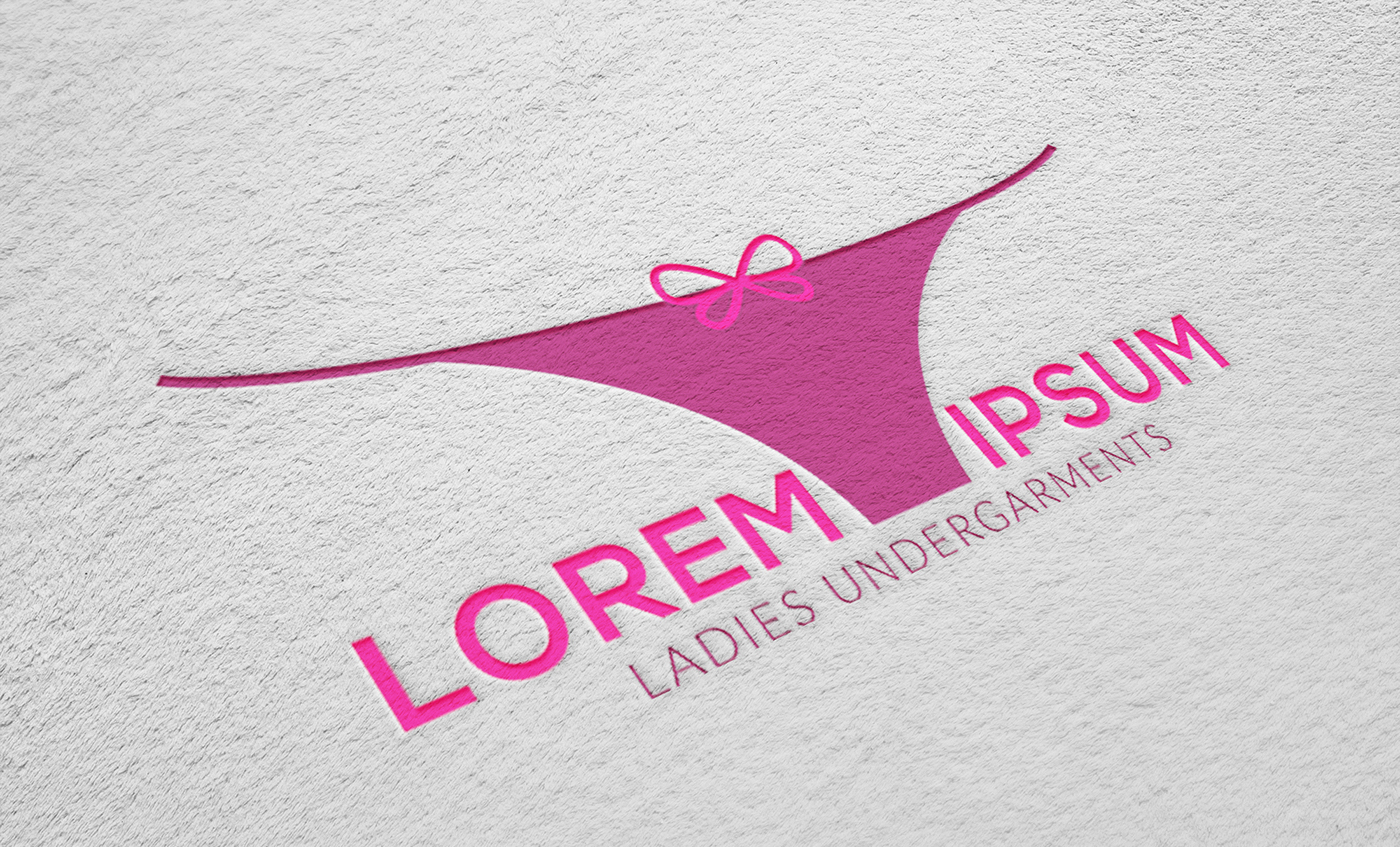 logo ladies undergarments design Logo Design Creative Design