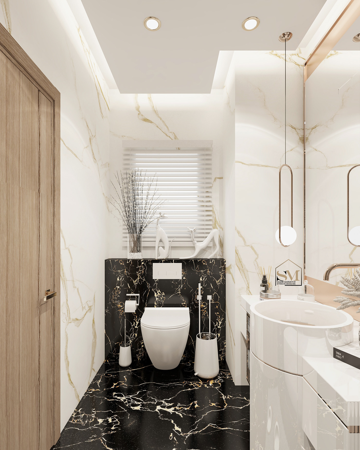 3D bath bathroom interior design  toilet visualization wc