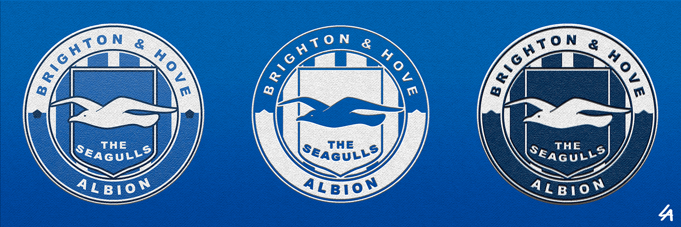 Brighton And Hove Logo Design logos football design football brighton Brighton and Hove Albion