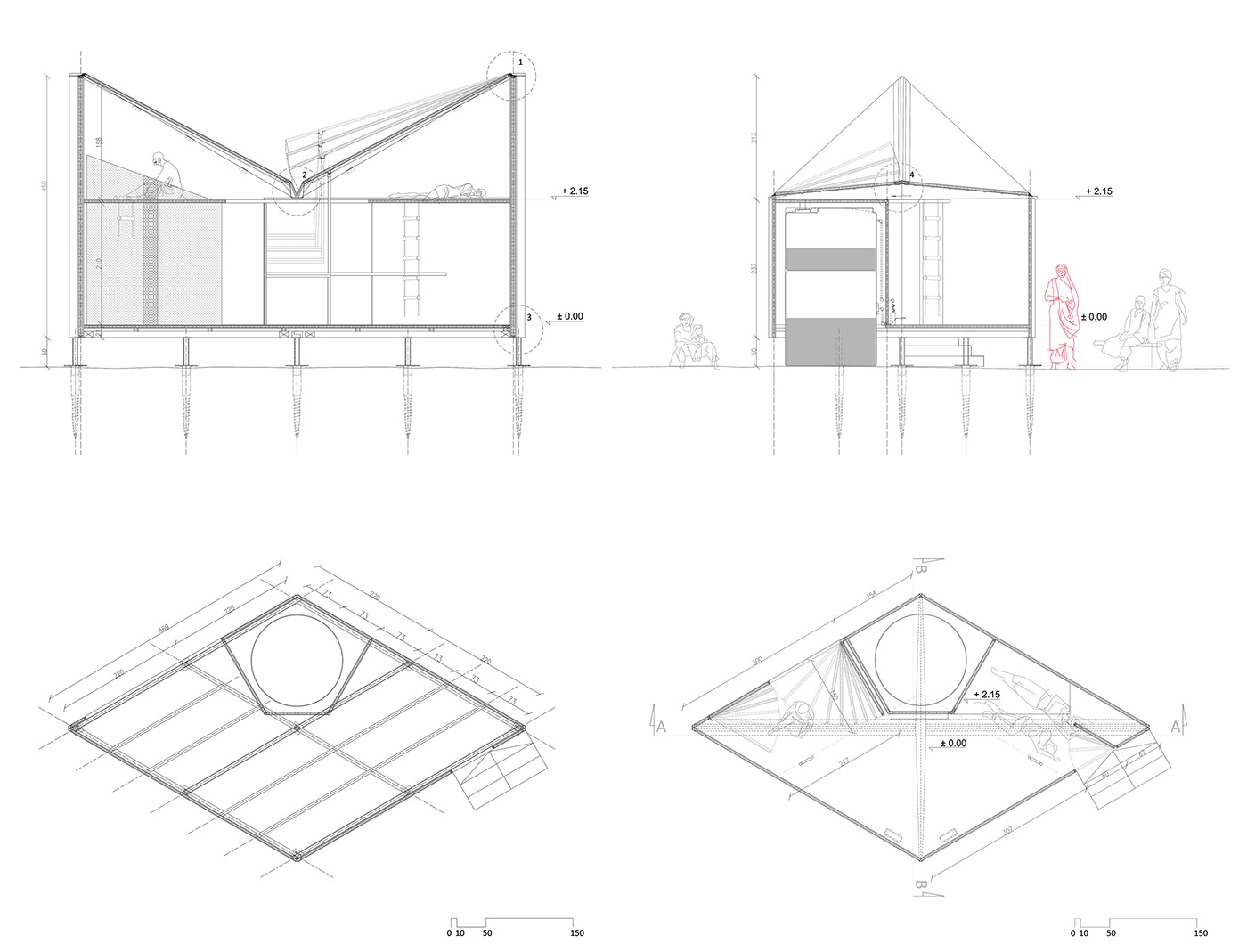 student architecture Project slums structure