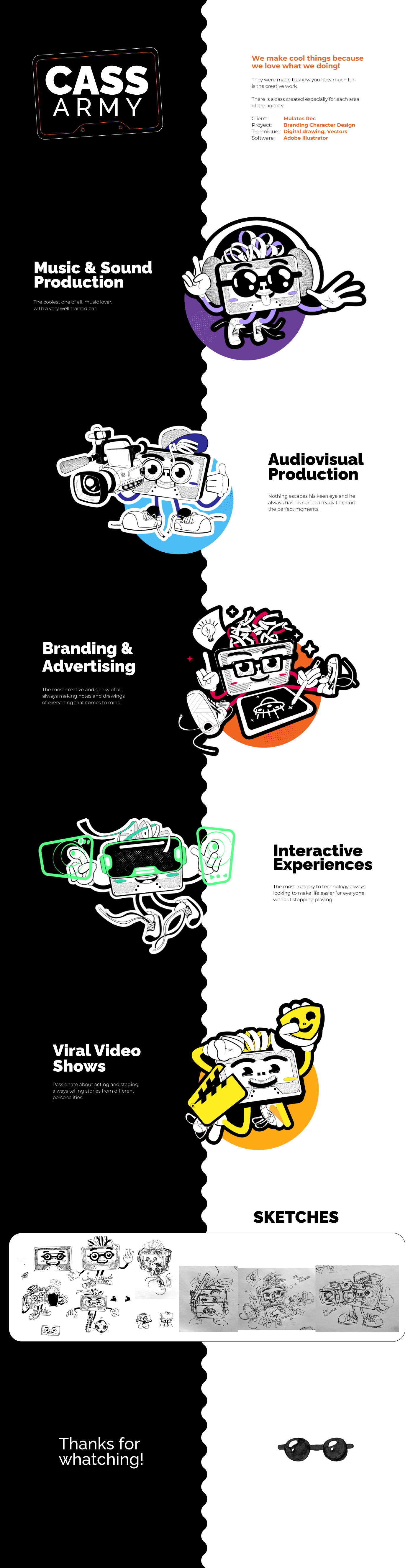 branding  Character design  brand character Digital Art  ILLUSTRATION  Illustrator retro design agency corporate identity
