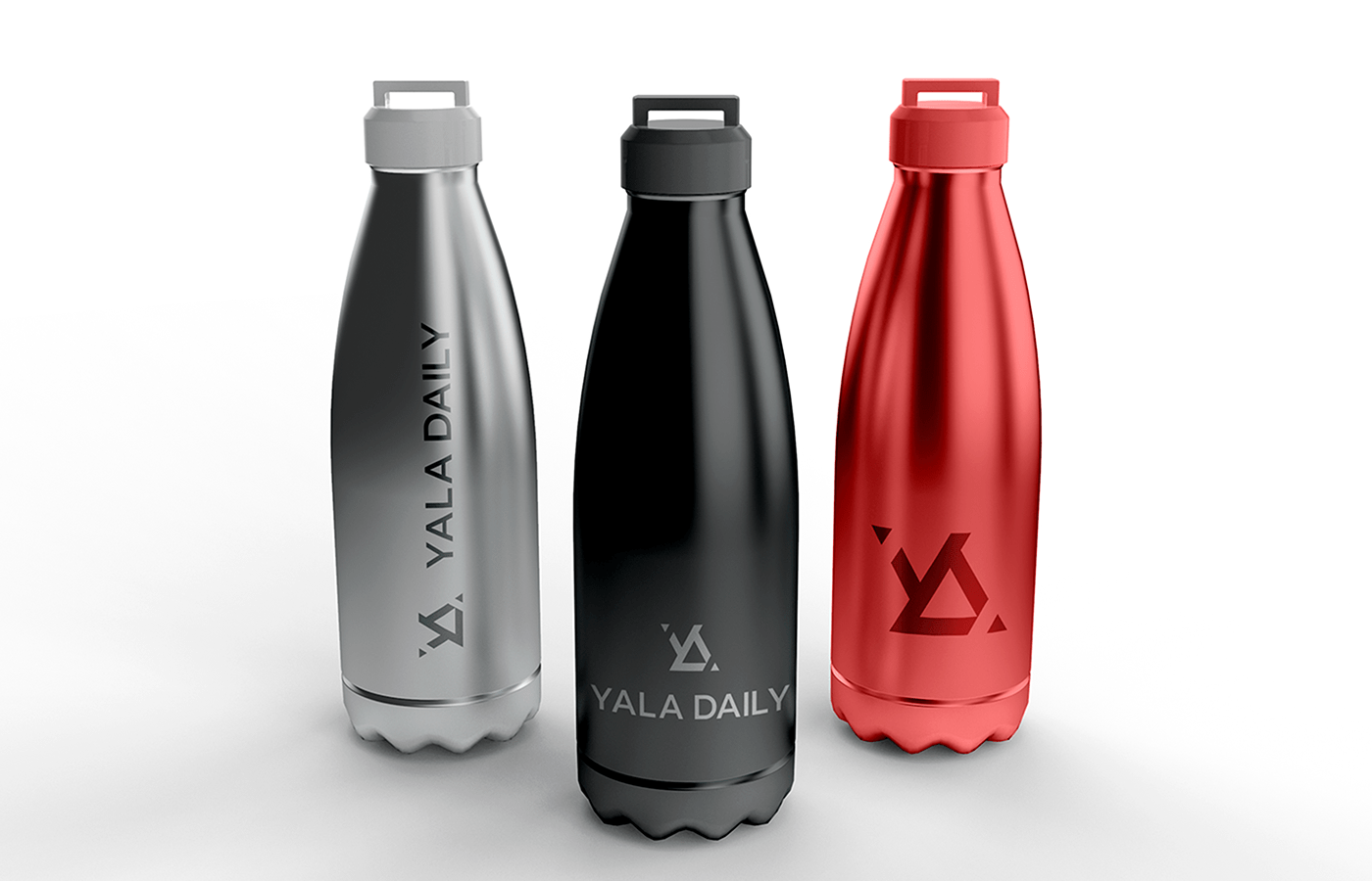Logo on bottles