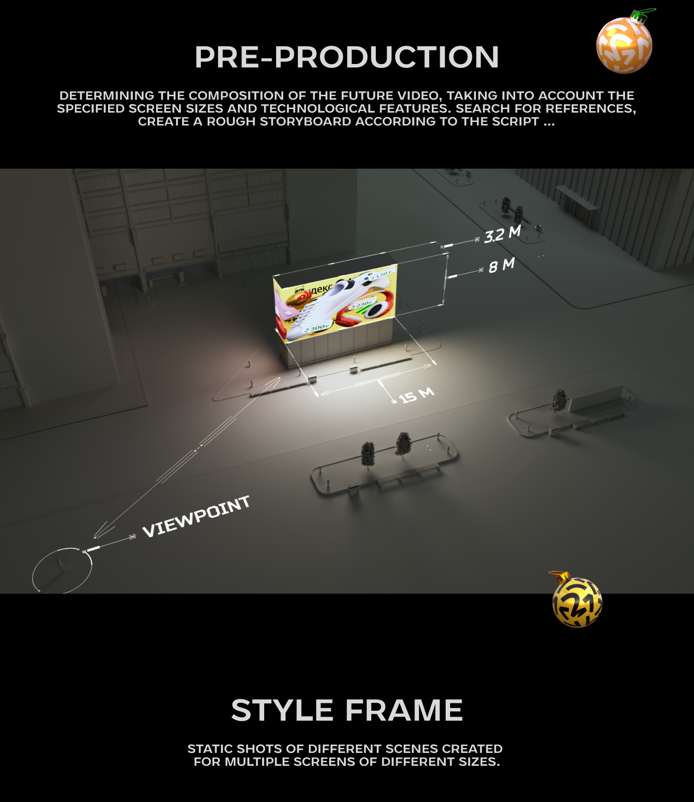 yandex CGI vfx naked eye 3d animation modeling blender Digital Art  commercial Naked eye 3D
