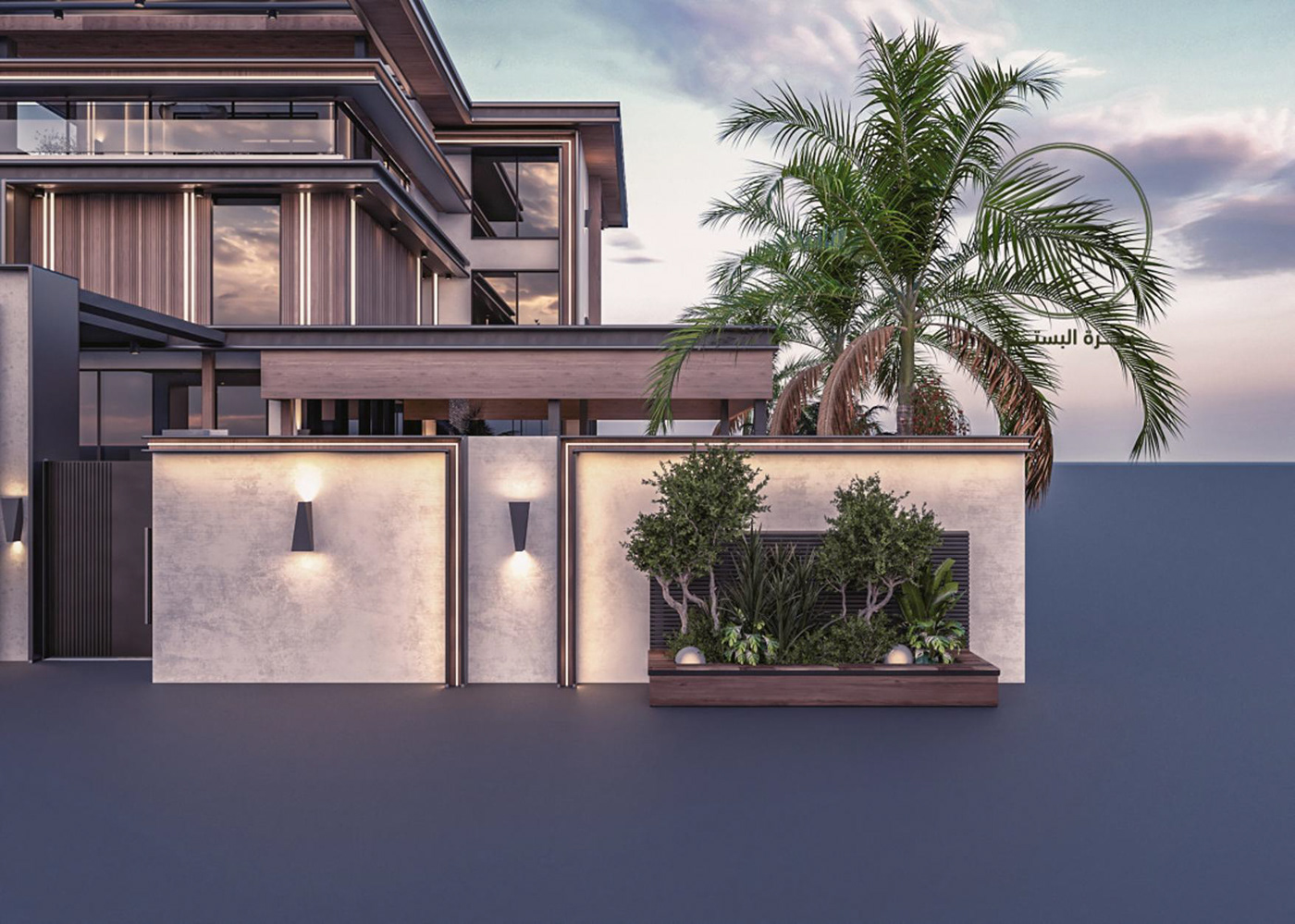 exterior architecture Render visualization archviz 3D modern vray Landscape Nature