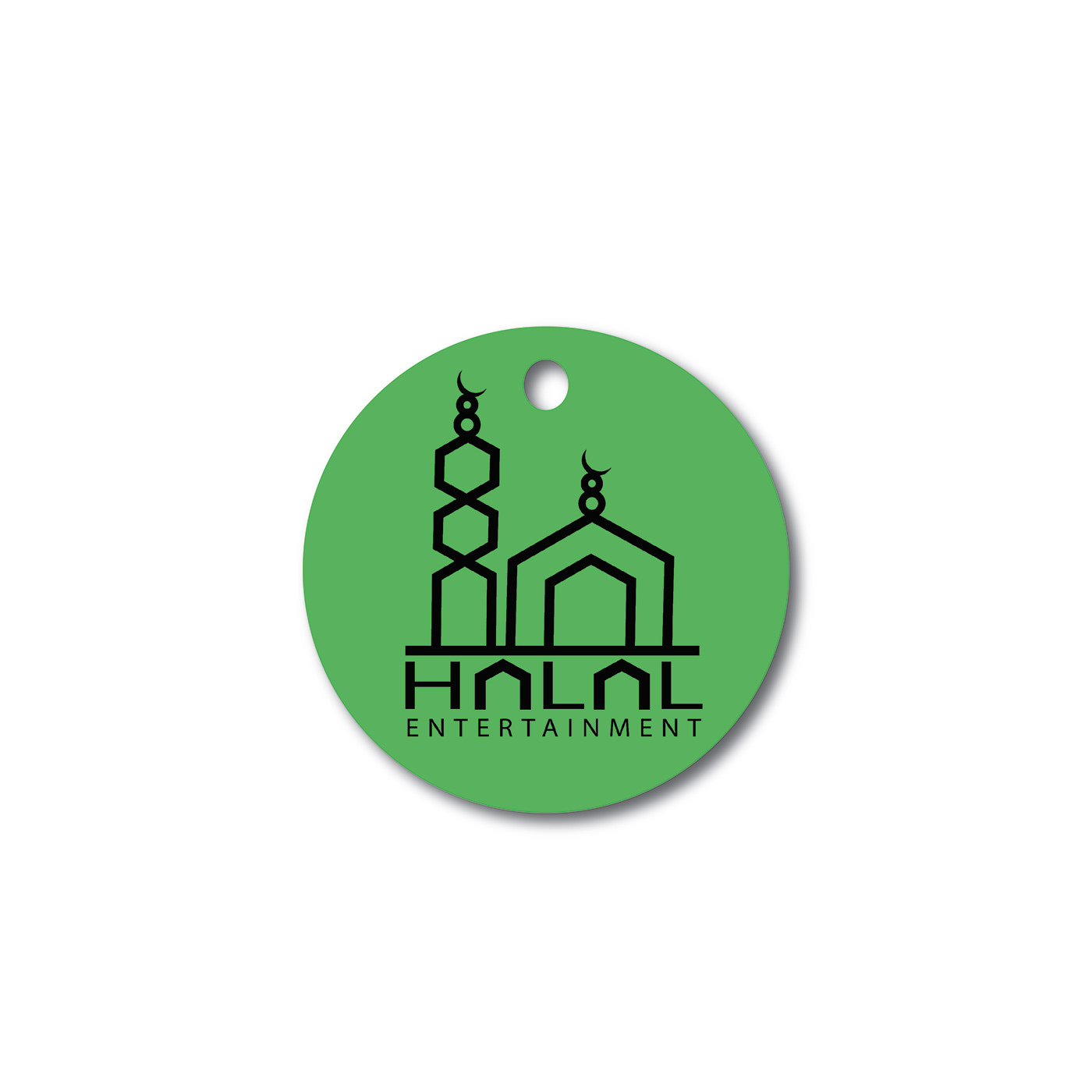 black logo halal entertainment islamic design Islamic Logo kogo design Nice Logo simple logo
