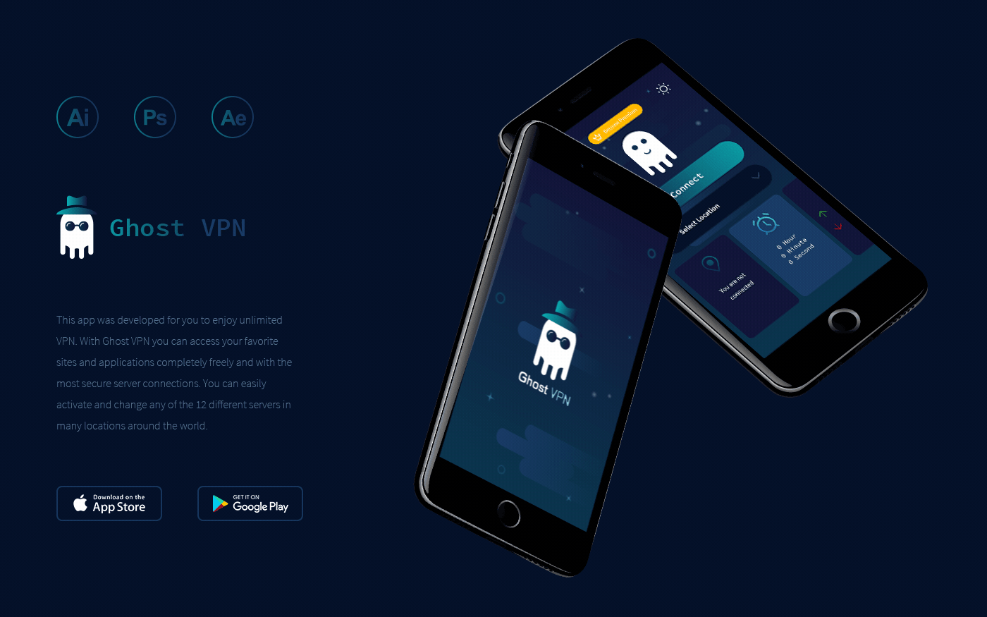 ui design UX design UI Animation app vpn proxy mobile interaction interface design ui kit