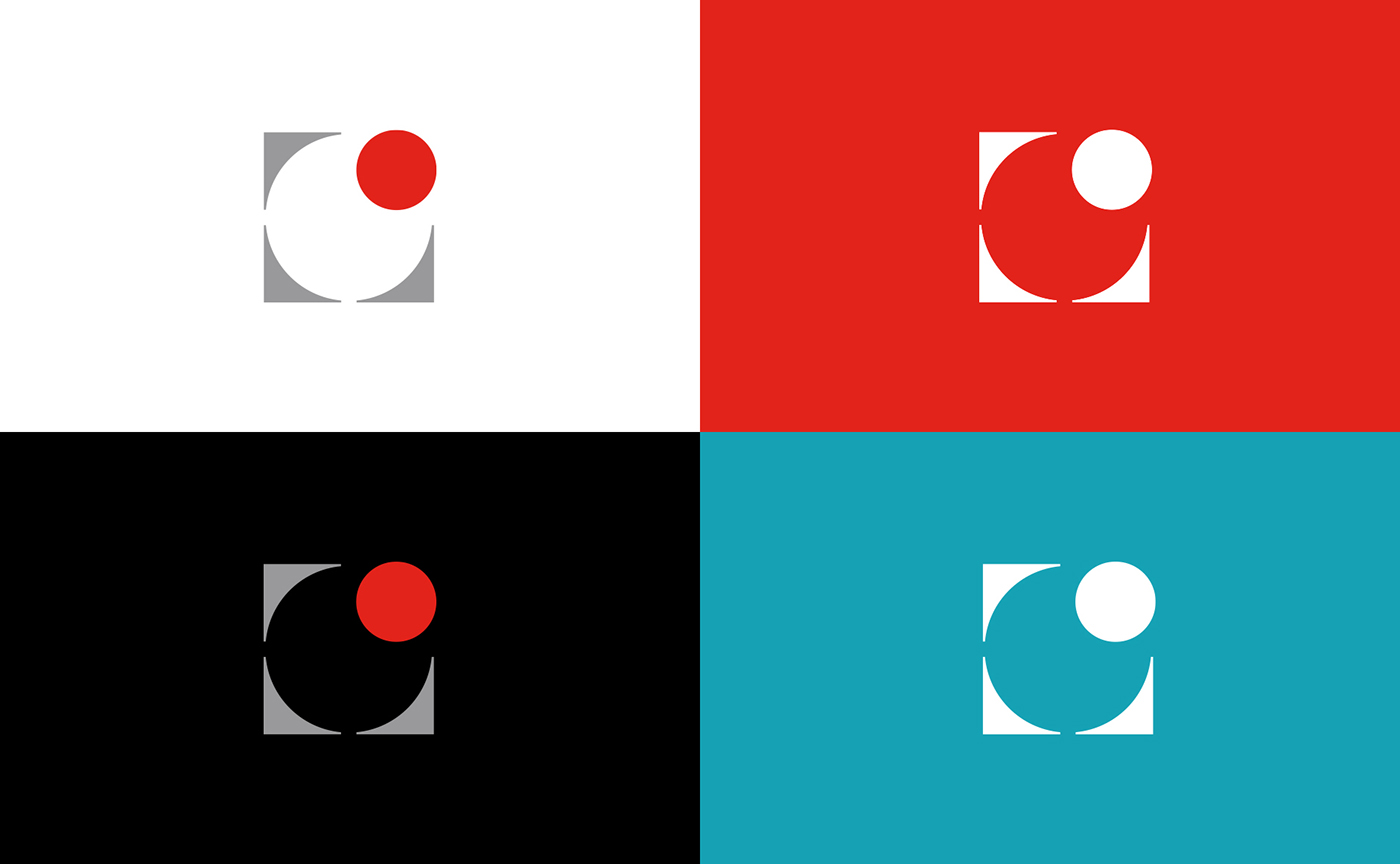 Logotype branding  visual identity geometric Icon typography   Minimalism corporate square circle