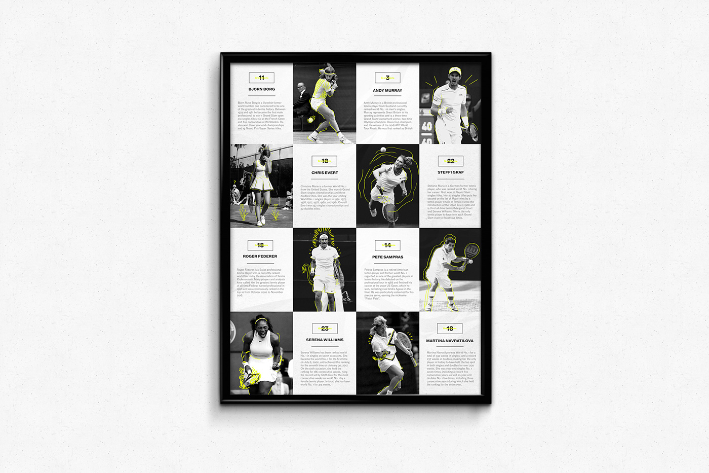 publication graphic design  tennis deuce editorial acetate stock colour lime studio