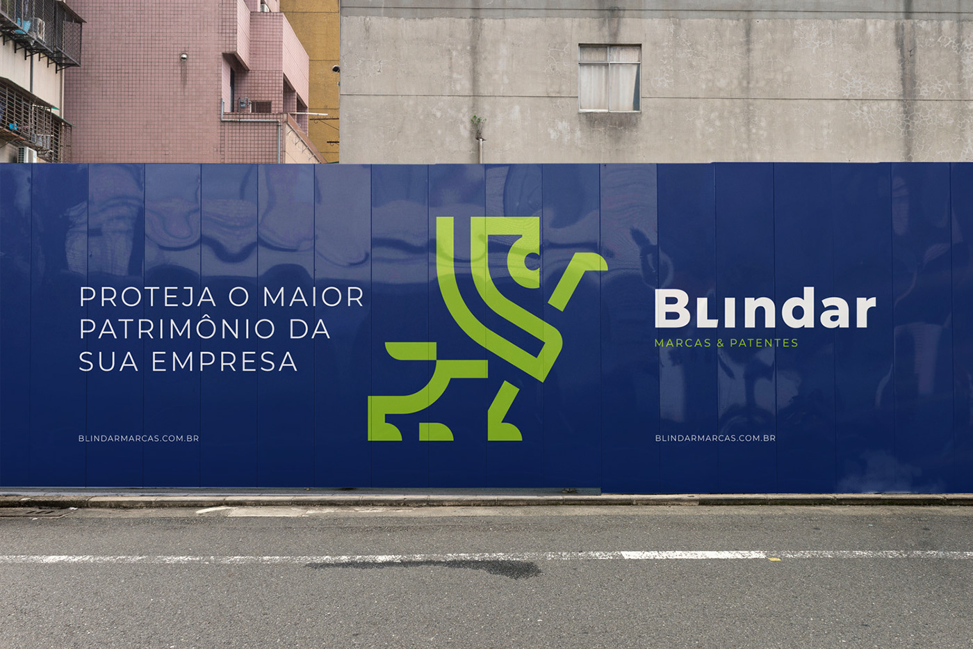 Blindar mural wall