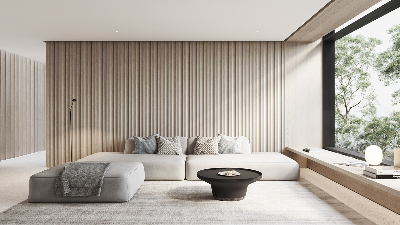 3D 3ds max architecture clean corona Interior interior design  minimal modern visualization