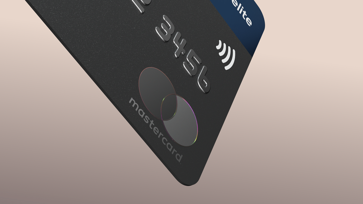 3D animation  Bank c4d card design gtradient motion graphics  product TBC