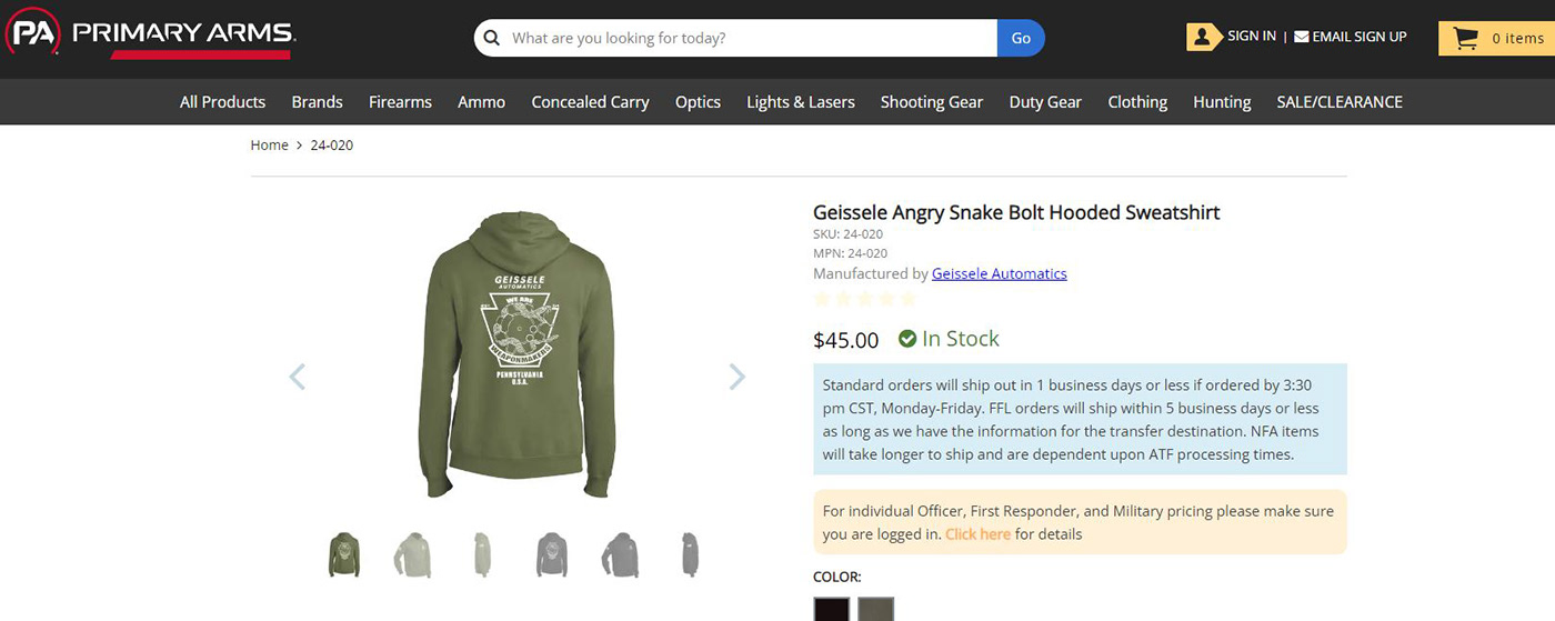 Angelica Grant Angry Snake Bolt Hoodie apparel designer Clothing Geissele Automatics hoodie product design  SLINGDESIGNS soft goods design soft goods designer