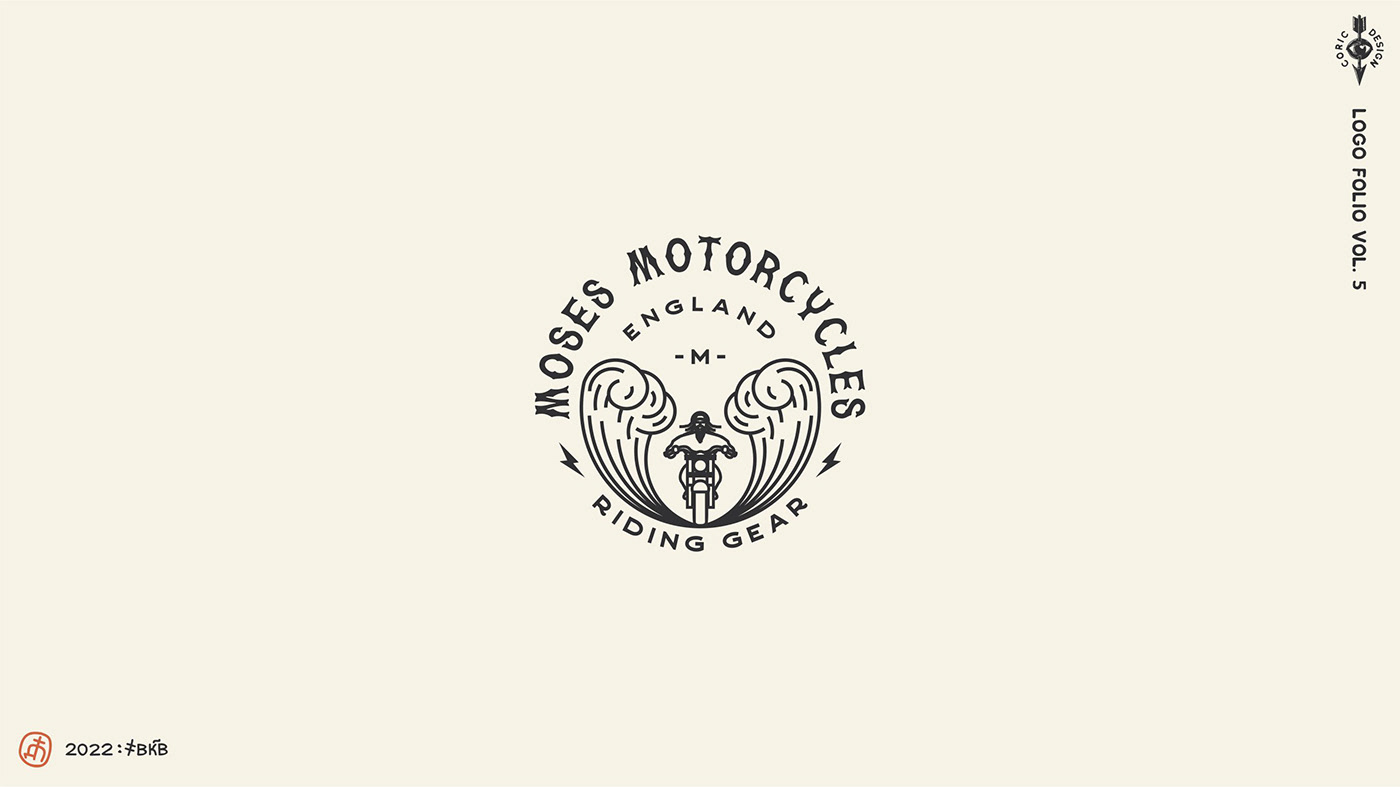 Moses Motorcycles Logo Design