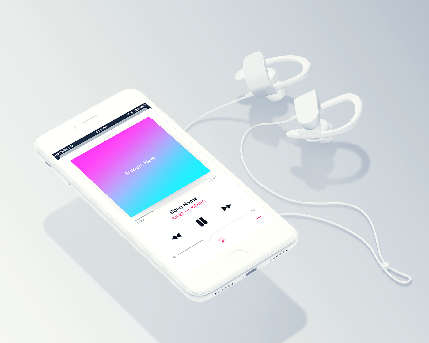 Download Free Spotify & Apple Music Mockup on Behance