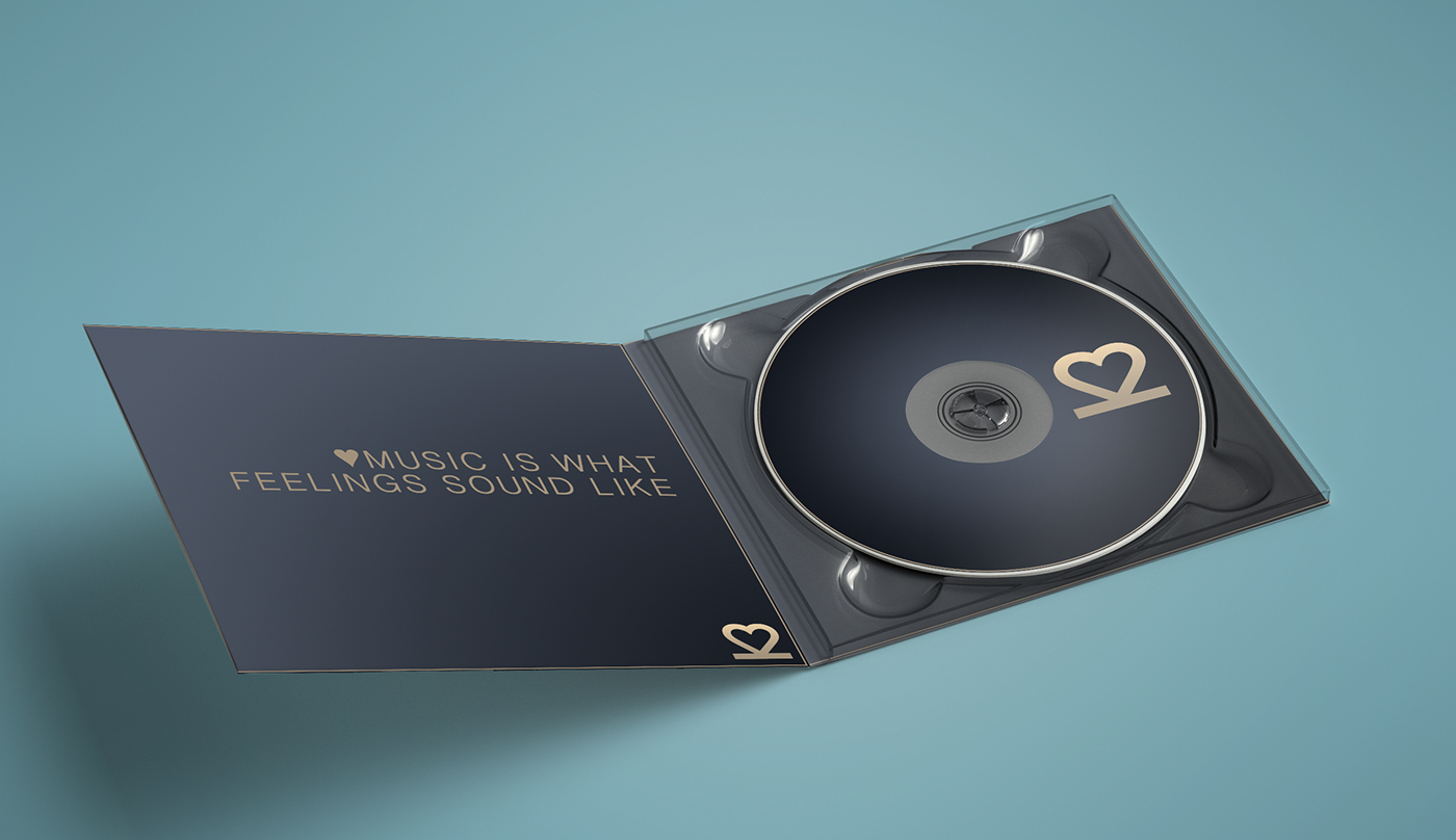22 December cd project cover Mockup thread design girlfriend gift music