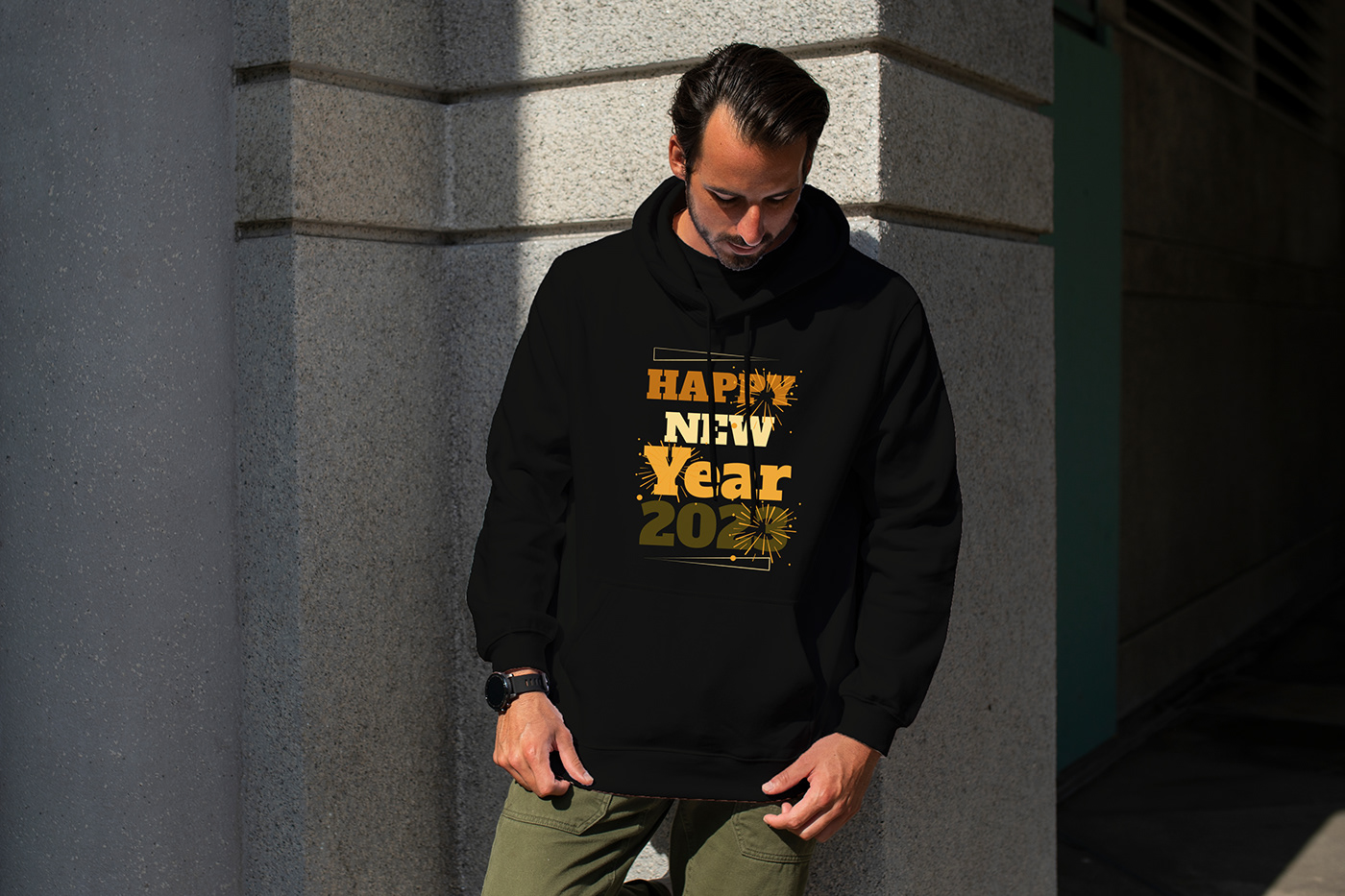 Happy New Year 2023 hoodie t-shirt  design .