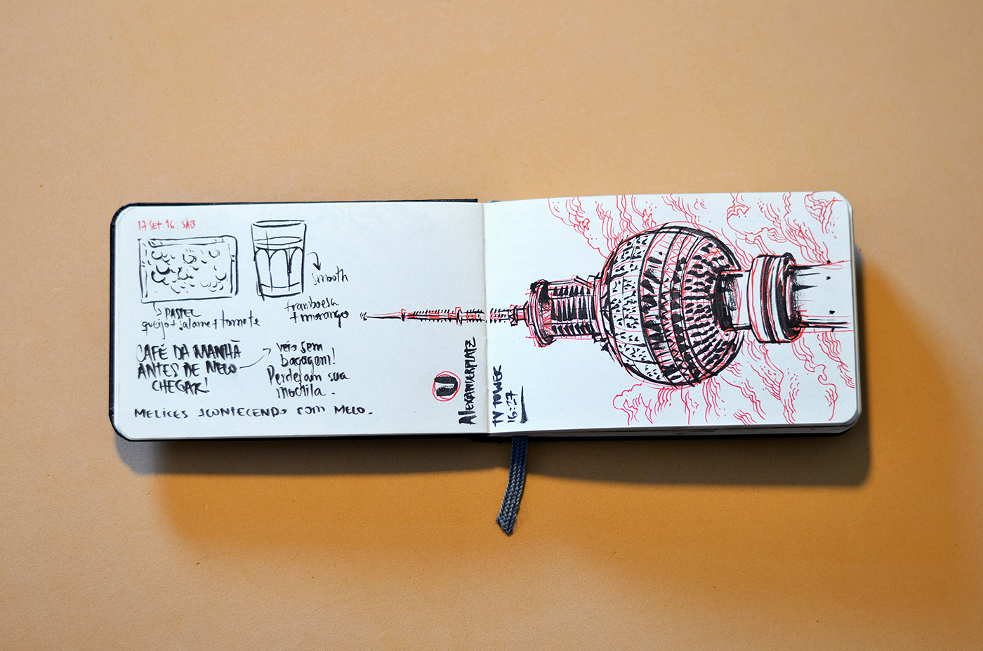 moleskine sketchbook Travel Journal