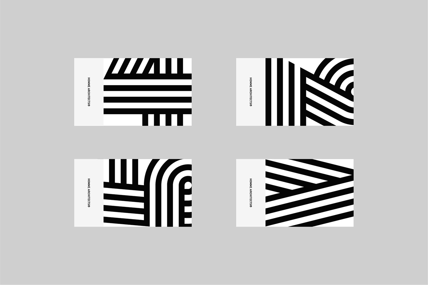 architect architecture branding  building identity Interior logo Minimalism Stationery visual