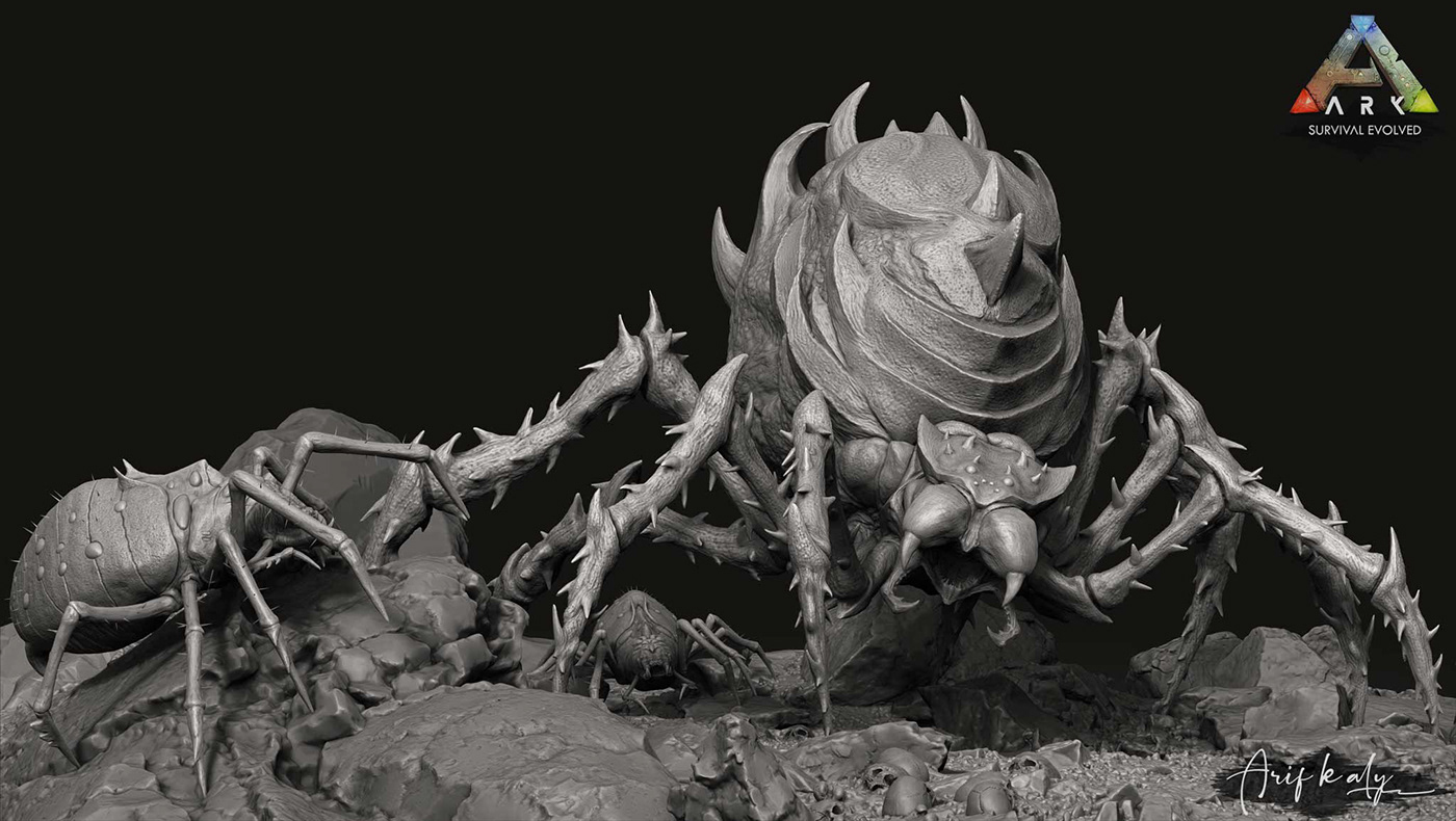 3D art creature fantasy game insect Render spider artist artwork