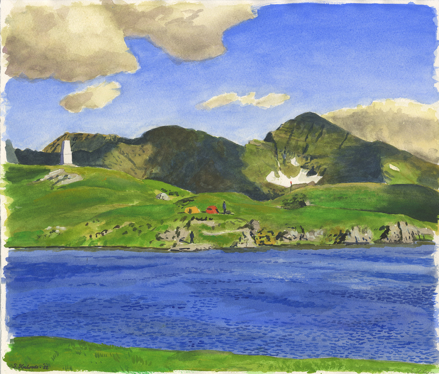 Drawing  Europe france Landscape mountains painting   Realism romania Switzerland