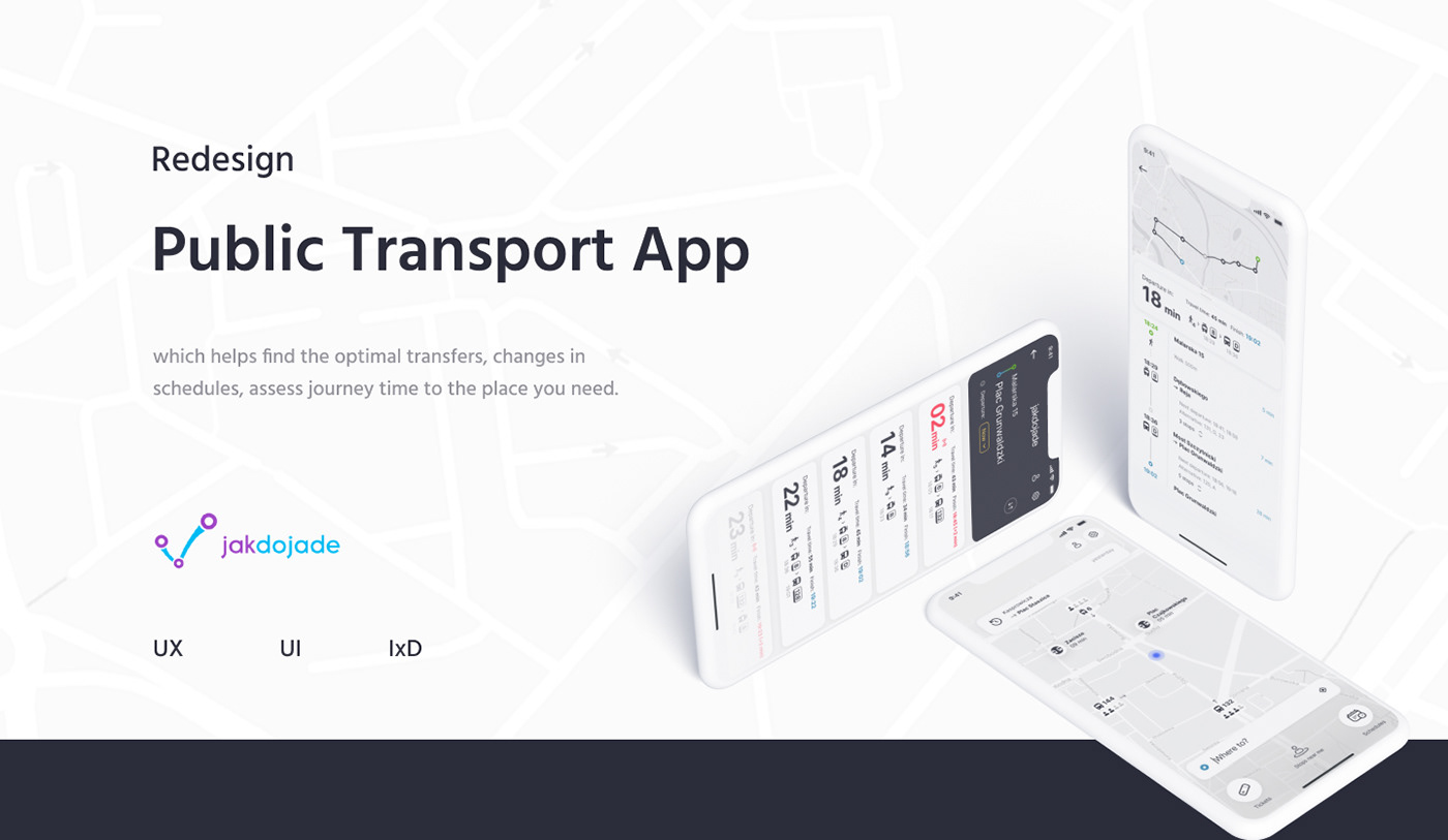 Interaction design  transport app ui design UX design UX/UI case study