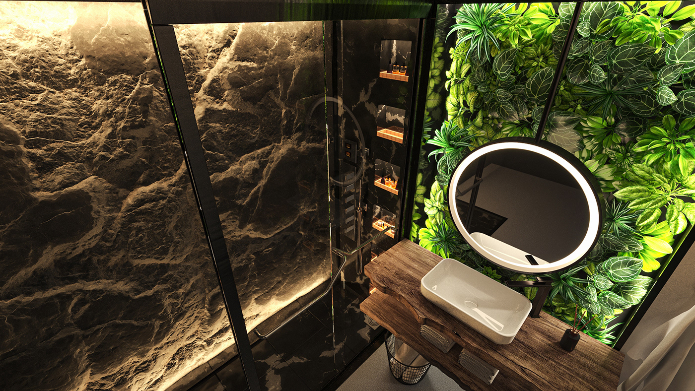 3dmodel 3dsmax bathroom corona design house Interior interiorarchitecture Nature Render