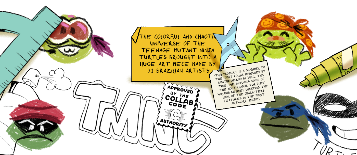 art collab Collaboration Comic Book comics fanart Hero SuperHero TMNT animation 